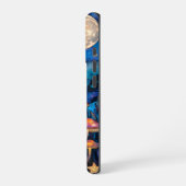 Coque iPhone 16 Pro Forêt au clair de lune de la Cortinaire mortelle (Côté gauche)