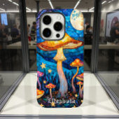 Coque iPhone 16 Pro Forêt au clair de lune de la Cortinaire mortelle