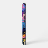 Coque iPhone 16 Pro Forêt de champignons planétaires (Côté gauche)