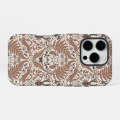 Coque iPhone 16 Pro Forêt de mousse de Mocha/Bois et plantes (Verso Horizontal)