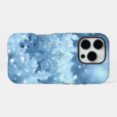 Coque iPhone 16 Pro fractales glacés (Verso Horizontal)