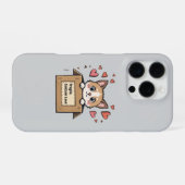 Coque iPhone 16 Pro Fragile: Contains Love (Verso Horizontal)