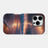 Coque iPhone 16 Pro Frappe de foudre plage deux (Verso Horizontal)