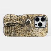 Coque iPhone 16 Pro Funda iPhone Luna de café (Verso Horizontal)