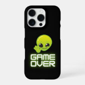 Coque iPhone 16 Pro Game Over Alien – Gamer Vibe (Verso)