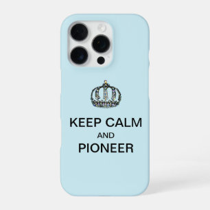 COQUE iPhone 16 PRO GARDEZ CALME ET PIONNIER