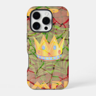 Coque iPhone 16 Pro Gardez les Choses Simples : Cracked Earth Royal Cl