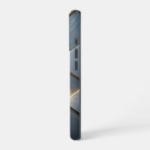 Coque iPhone 16 Pro Géométrie dorée Marbre Luxe Motif (Côté gauche)