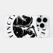 Coque iPhone 16 Pro GEUEE Série Chevalier Vintage (Verso Horizontal)