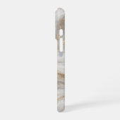 Coque iPhone 16 Pro Gilded Stone Flow (Côté gauche)