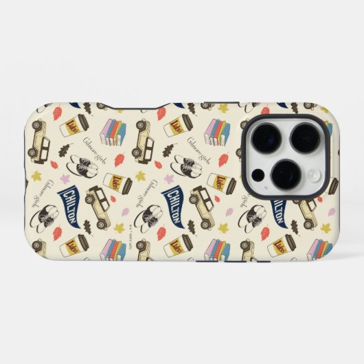 Coque iPhone 16 Pro Gilmore Girls Chilton Fall Pattern (Verso Horizontal)