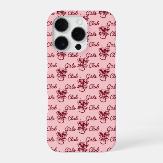 Coque iPhone 16 Pro Girls Club (Verso)