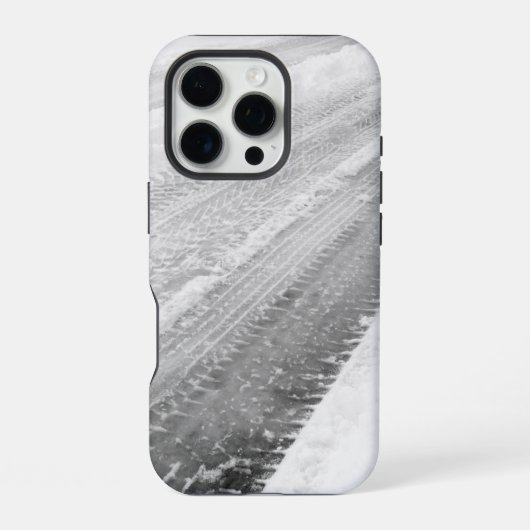 Coque iPhone 16 Pro Glace et neige texturée (Verso)