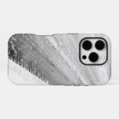 Coque iPhone 16 Pro Glace et neige texturée (Verso Horizontal)