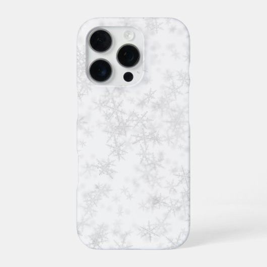 Coque iPhone 16 Pro Glace et neige texturée (Verso)
