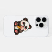 Coque iPhone 16 Pro Glace Panda Mignon (Verso Horizontal)