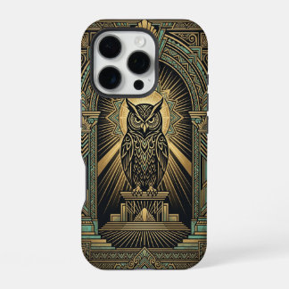 Coque iPhone 16 Pro Golden Owl Guardian | iPhone 16 Pro Case