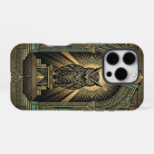 Coque iPhone 16 Pro Golden Owl Guardian | iPhone 16 Pro Case (Verso Horizontal)