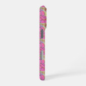 Coque iPhone 16 Pro Grande Fleur Rose (Côté droit)