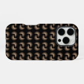 Coque iPhone 16 Pro Grille d'écho (Verso Horizontal)
