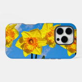 Coque iPhone 16 Pro Groupe de Daffodils Médaille d'or fleurs Téléphone (Verso Horizontal)