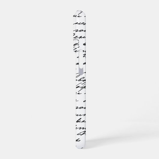 Coque iPhone 16 Pro Handwritten Script Personalized 2 Photo Layout (Côté gauche)