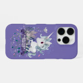 Coque iPhone 16 Pro Harry Potter | Unicorne Graphique Forêt Interdite (Verso Horizontal)