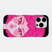 Coque iPhone 16 Pro Hermosa chica crespa (Verso Horizontal)