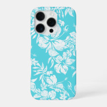 Hibiscus Pareau Hawaiian Floral Turquoise