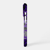 Coque iPhone 16 Pro Hibiscus Puple rayé de la baie de Moloaa (Côté gauche)