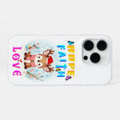 Coque iPhone 16 Pro Hope Faith Love (Verso Horizontal)
