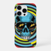 Coque iPhone 16 Pro Hypno Funky Skull (Verso)