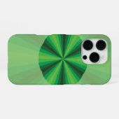 Coque iPhone 16 Pro Illusion optique Coque-Coque vert-Mate (Verso Horizontal)