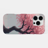 Coque iPhone 16 Pro illustration de fleurs de cerisier (Verso Horizontal)