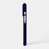 Coque iPhone 16 Pro Illustration de formes florales orange (Côté gauche)