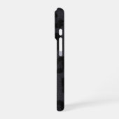 Coque iPhone 16 Pro Impression de panthère noire avec nom (Côté gauche)
