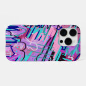 Coque iPhone 16 Pro Impression expressive Purple Dream (Verso Horizontal)