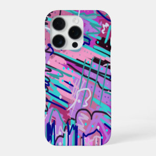 Coque iPhone 16 Pro Impression expressive Purple Dream