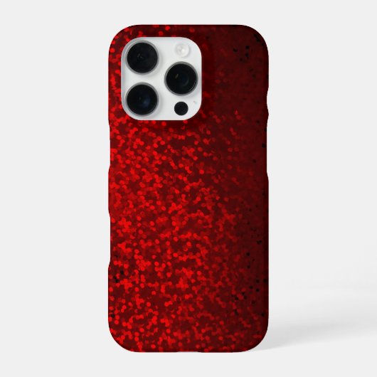 Coque iPhone 16 Pro Impression pailletée bokeh scintillante (Verso)