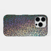 Coque iPhone 16 Pro Impression pailletée bokeh scintillement (Verso Horizontal)