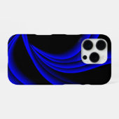 Coque iPhone 16 Pro Impulsion Bleue (Verso Horizontal)