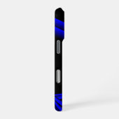 Coque iPhone 16 Pro Impulsion Bleue (Côté droit)