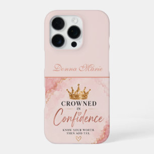 Coque iPhone 16 Pro Inspirante Couronne de Confiance