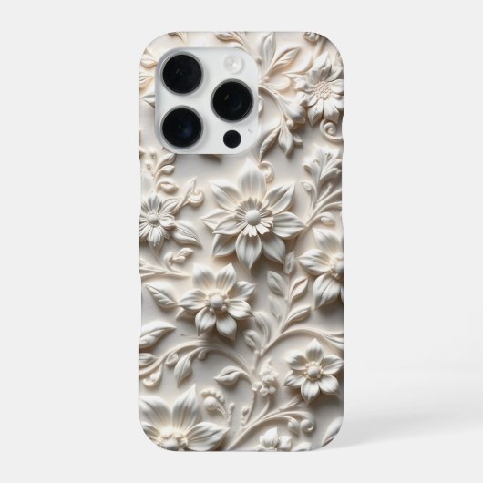 Coque iPhone 16 Pro Ivory Bloom (Verso)