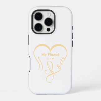 Coque iPhone 16 Pro J'aime mon fiancé • Vous = ♥ 🫳🏻💍