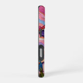 Coque iPhone 16 Pro Jardin de champignons psychédéliques (Côté droit)