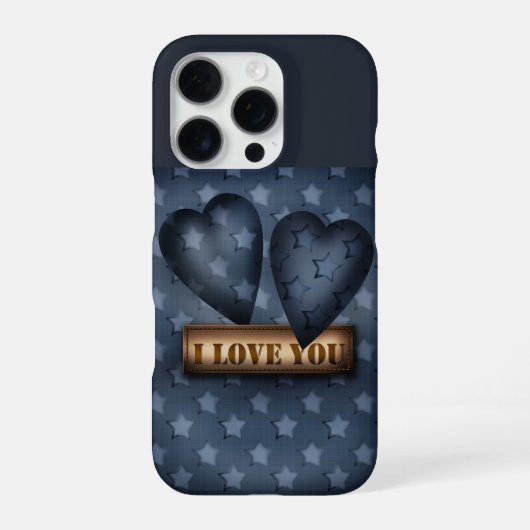 Coque iPhone 16 Pro Je t'aime (Verso)