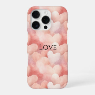 Coque iPhone 16 Pro Joli Coeur rose