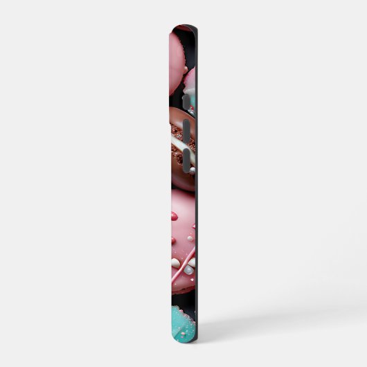 Coque iPhone 16 Pro Joli Macaron Monogrammé (Côté gauche)