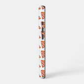 Coque iPhone 16 Pro Jolies initiales personnalisées motif pizza (Côté gauche)